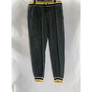 LIFE/AFTER/DENIM Women's Gray-Yellow/Black Striped Pull-On University Pant SZ L